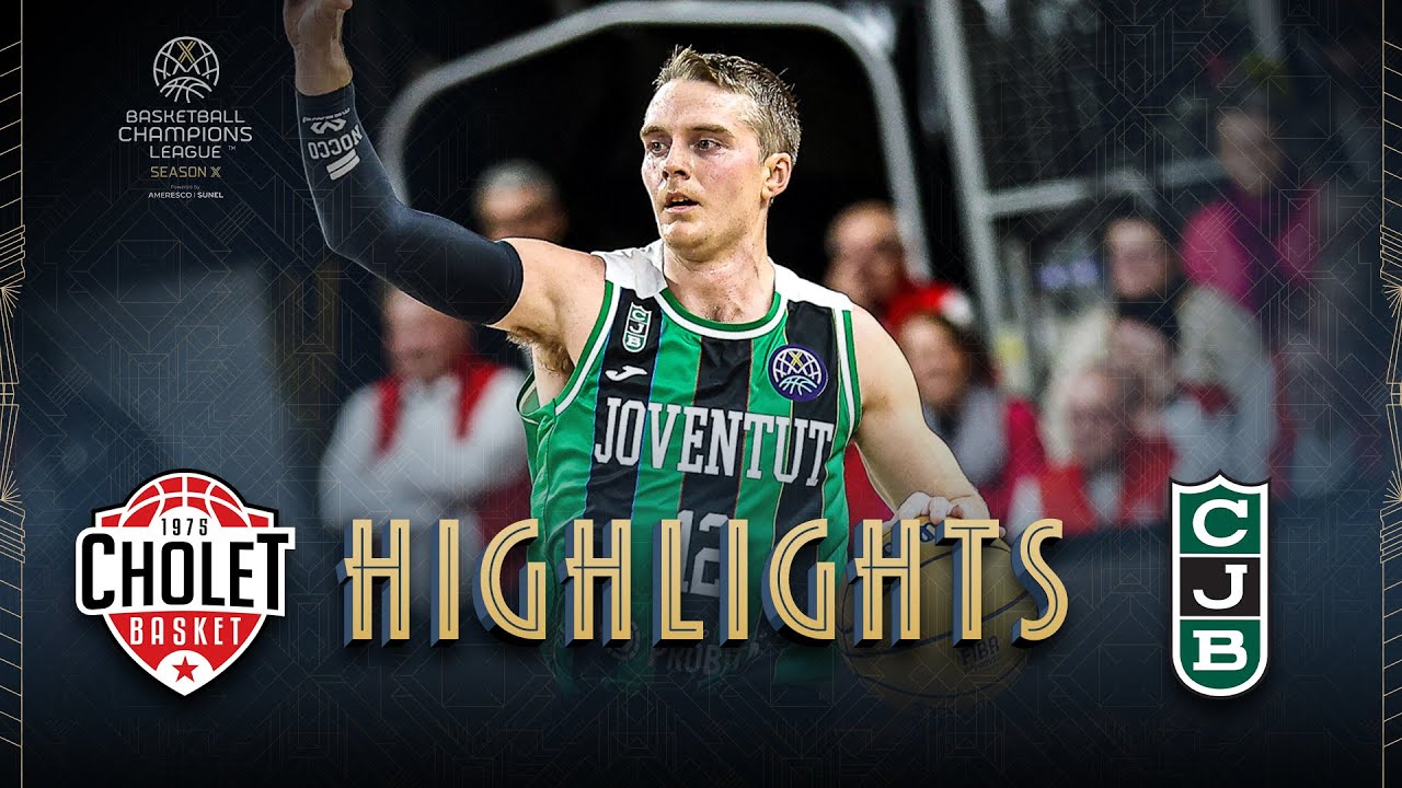 Cholet Basket v Joventut Badalona | Highlights | #BasketballCL 2025-26