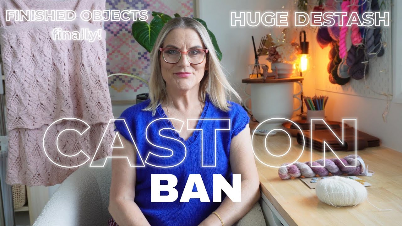 My self-imposed cast-on BAN increased my productivity - I can't believe it.
