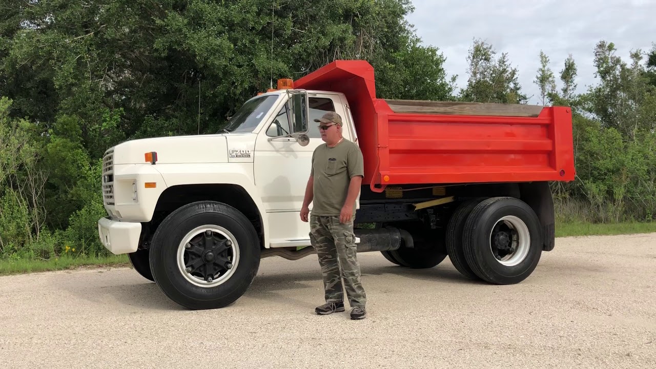 1989 Ford F700 DUMP DIESEL -38K