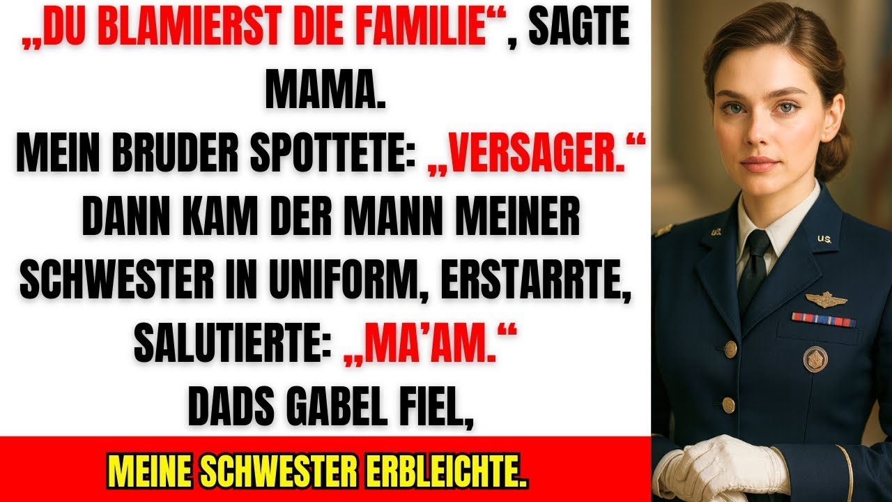 Meine Familie hielt mich für nutzlos – bis ein Marineoffizier vor allen salutierte
