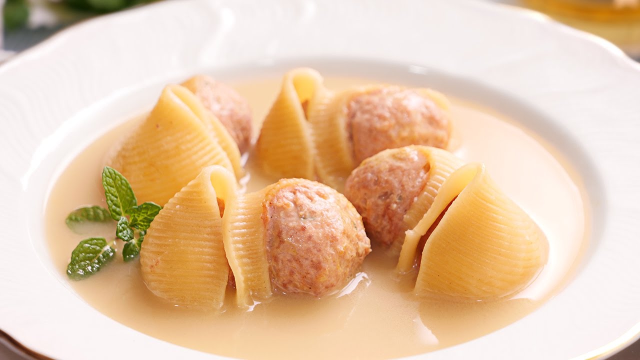 Sopa de Galets para Navidad muy Fácil y Deliciosa