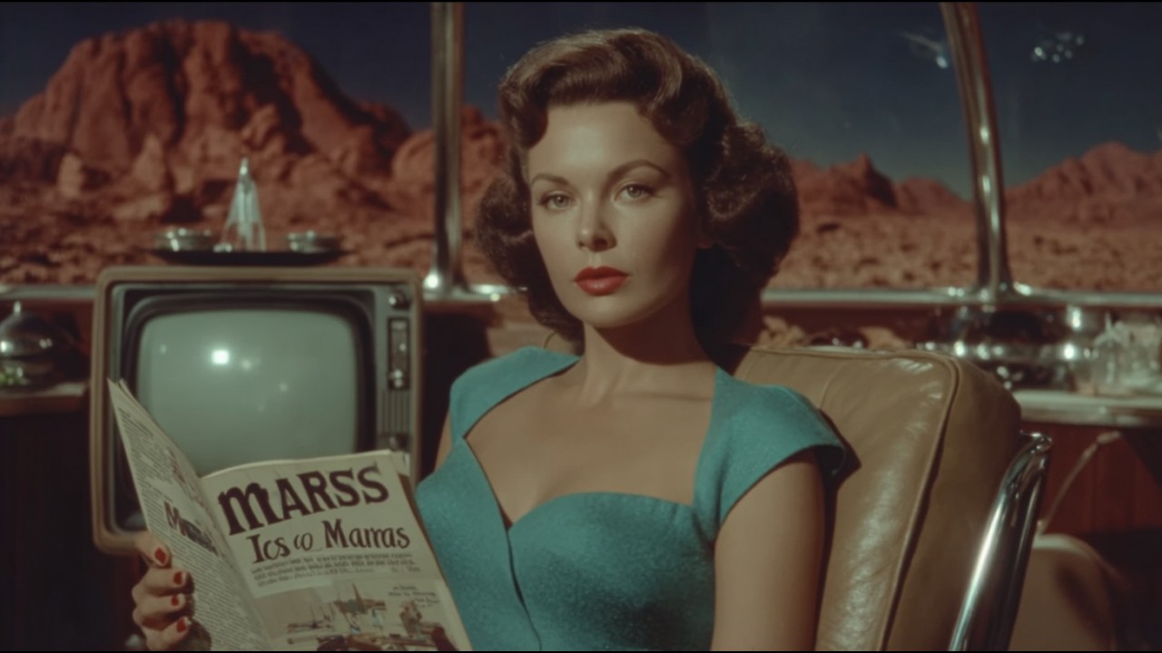 The Way Martian Horizons Glowed in the 1950s — A Retro Jazz Swing Journey