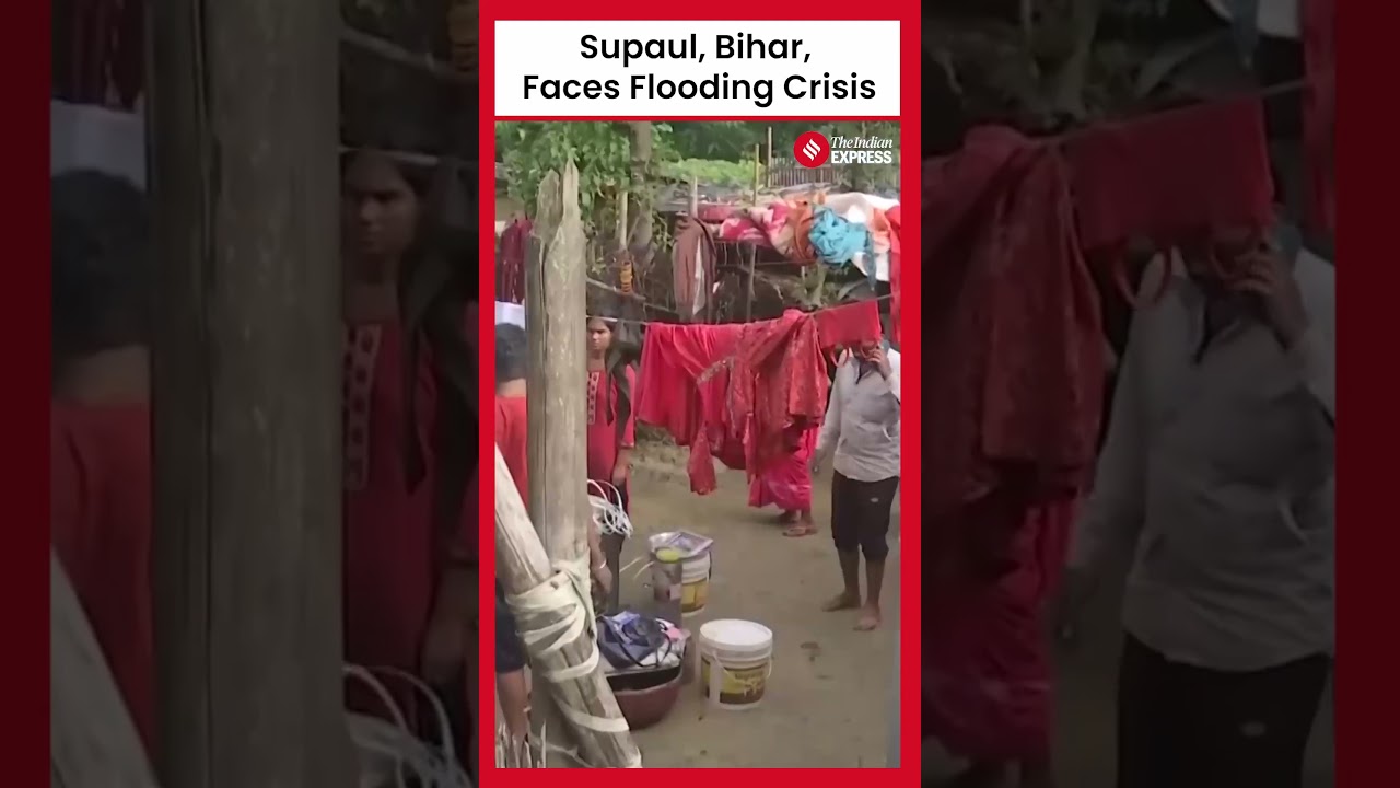 Bihar Flood: Flood-Like Situation in Supaul, Bihar; IMD Issues Orange Alert for Heavy Rain