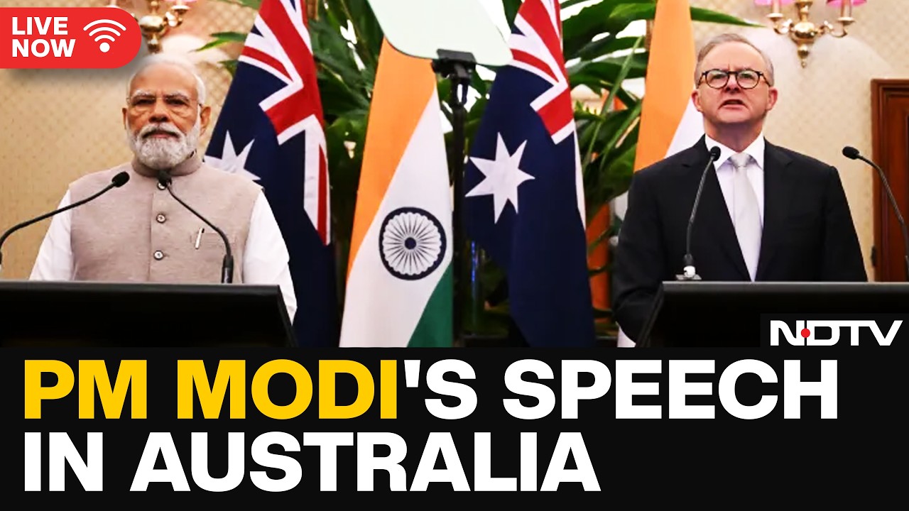 PM Modi LIVE | PM Modi in Australia | PM Modi's Speech Alongside Australian PM Anthony Albanese