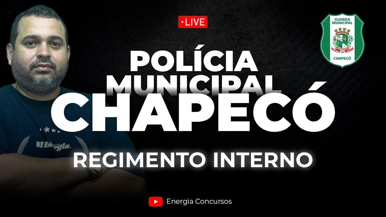 Polícia Municipal Chapecó - Regimento Interno