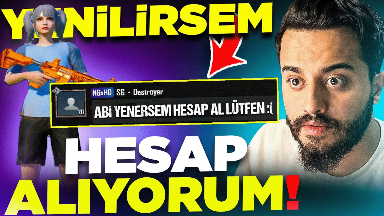 13 YAŞINDA Kİ ÇOCUK SENİ YENERSEM HESAP ALIRMISIN DEDİ! (DUYGUSAL) PUBG Mobile