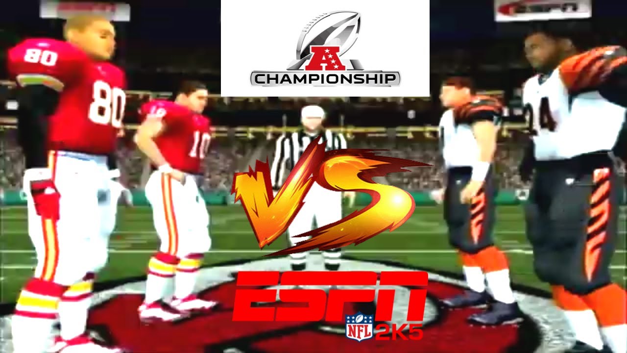 ESPN NFL 2K5 PS2 Gameplay: Chiefs vs Bengals