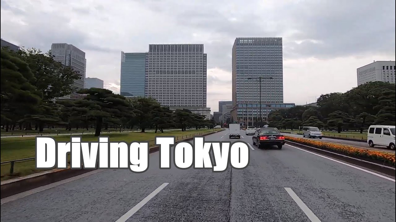 Driving from Yoyogi Park to Tokyo Station - Early Morning