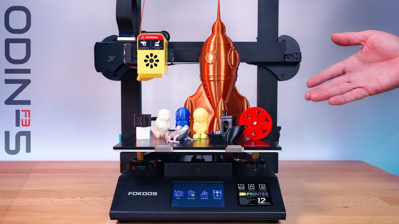 Fokoos Odin-5 F3 -  Folding 3D Printer - Unbox & Setup