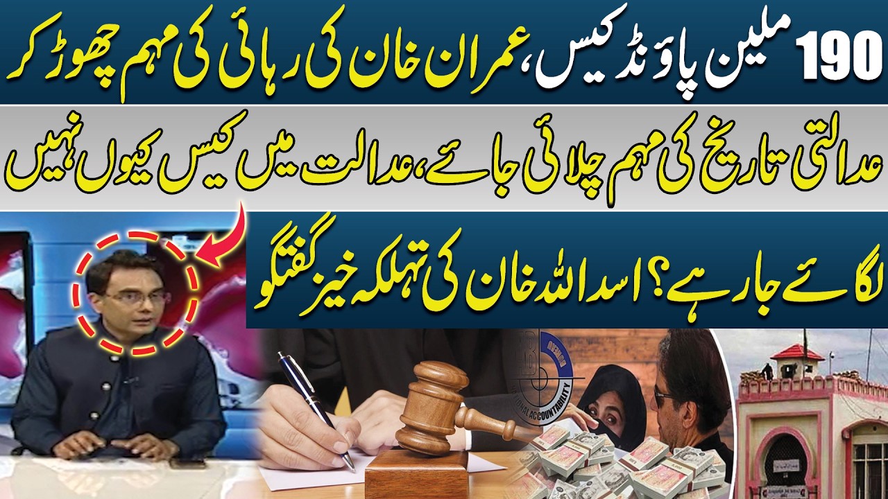 £190 Million Case: Why Are Court Hearings Not Being Scheduled? | Asadullah Khan’s Explosive Talk