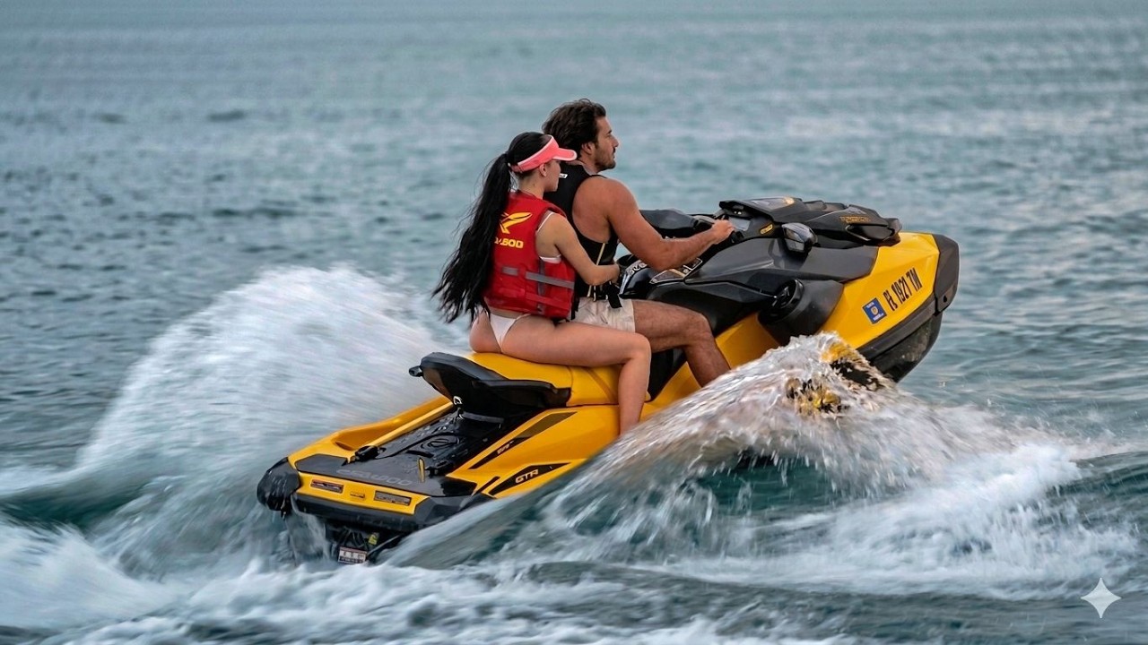 INSANE MIAMI BOAT TRAFFIC! Jet Ski Chaos vs. High Speed Fly-Bys - Pure Miami Vibe 🌴