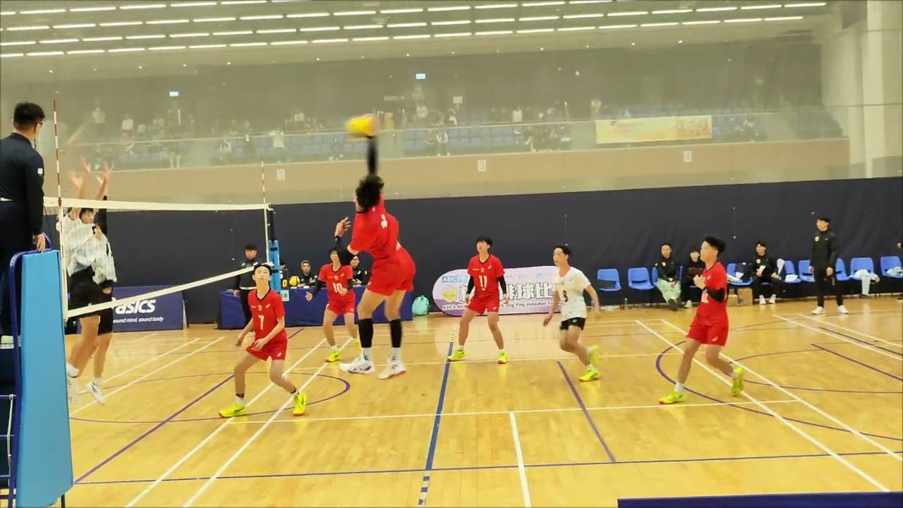 2025-2-27 ASICS 全港學界精英排球比賽8強 男拔 2 vs 0 體藝 第一局 (25 : 21）