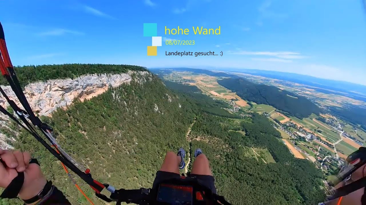 hohe Wand - Landeplatz gesucht :)