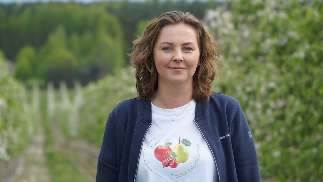 Aktualna sytuacja w sadach w powiecie grójeckim przed przymrozkami - Dorota Furmaniak, 26.04.2025