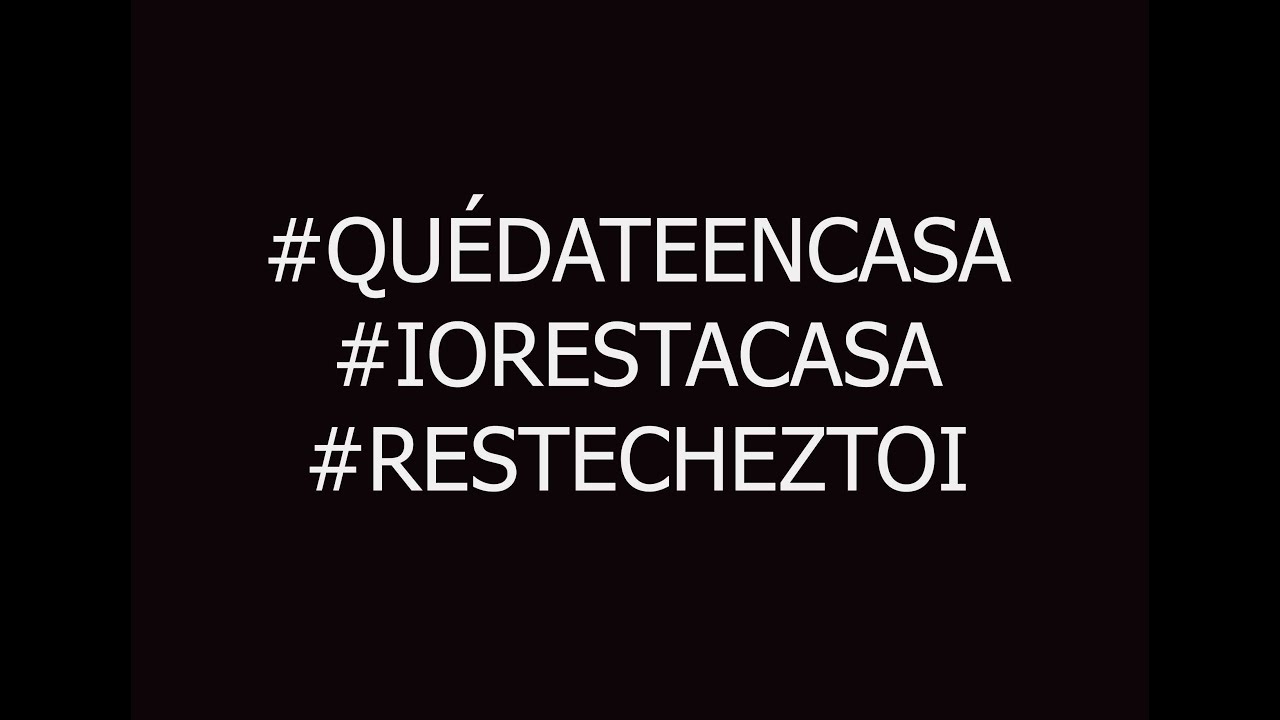 #QU&Eacute;DATEENCASA #IORESTOACASA #RESTECHEZTOI