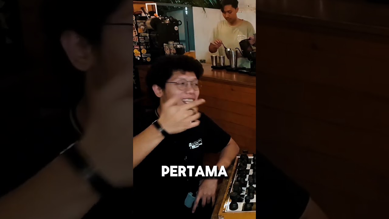 Nantang catur jalanan cafe berkesan #shorts #catur #chess