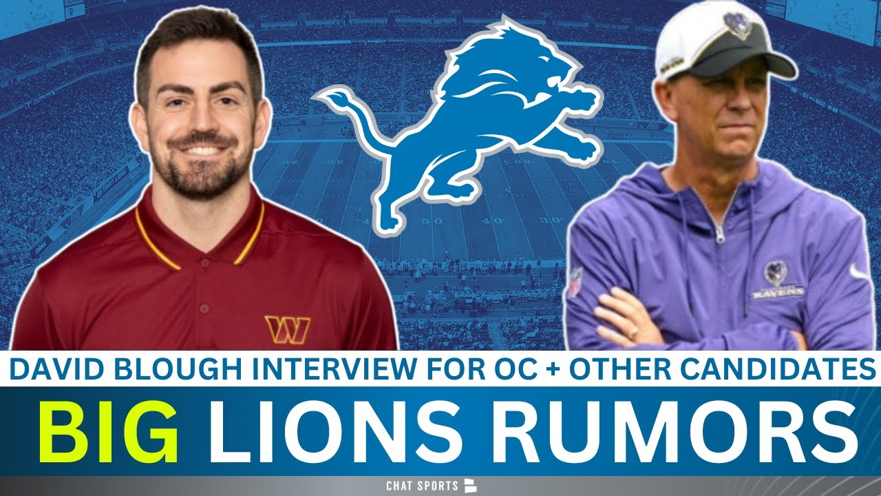BIG Lions Rumors: David Blough As Lions OC? + 13 Other Candidates Review
