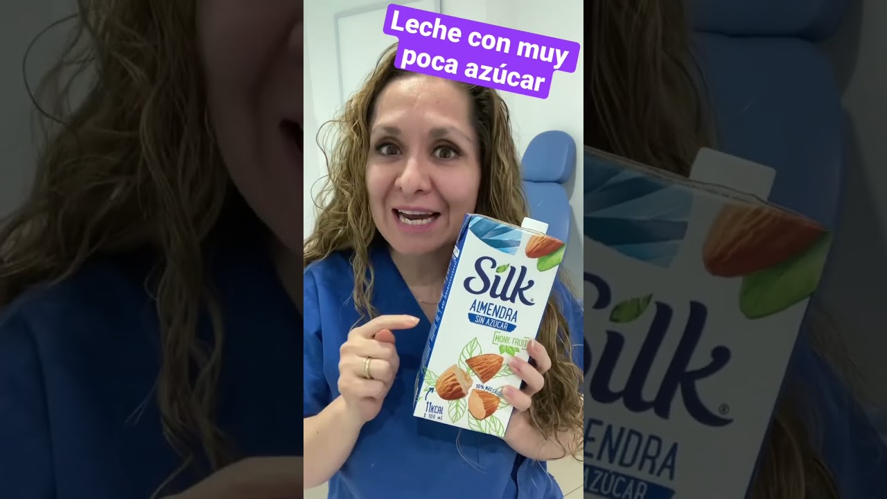 🥛Leche con POCA AZ&Uacute;CAR🍼 #leche #pocoscarbohidratos #lechedealmendras #lechadas #diabetes