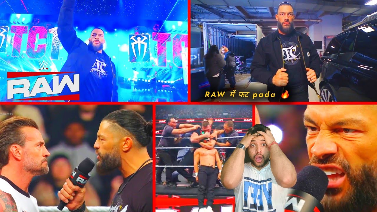 'Roman Phat Pada 🔥' Roman Reigns vs CM Punk WrestleMania Main Event Confirmed on RAW 2026