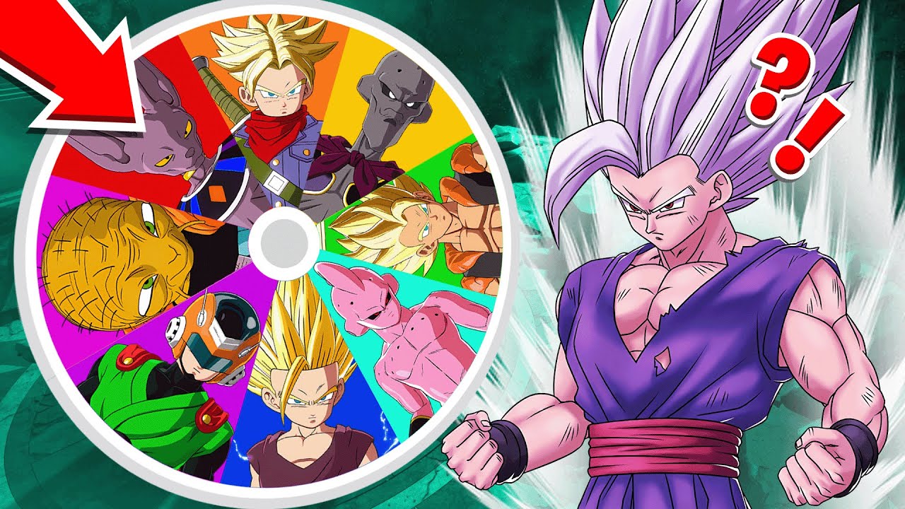 A ROLETA ESCOLHE O MEU PERSONAGEM NO DRAGON BALL SPARKING ZERO
