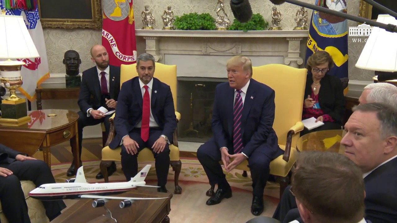 President Trump Participates in an Expanded Bilateral Meeting with the President of Paraguay