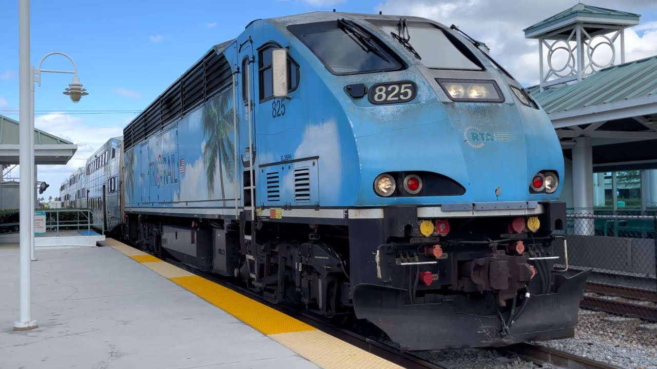 Riding Tri-Rail, Fort Lauderdale-Hollywood International Airport to Miami International Airport, 4K