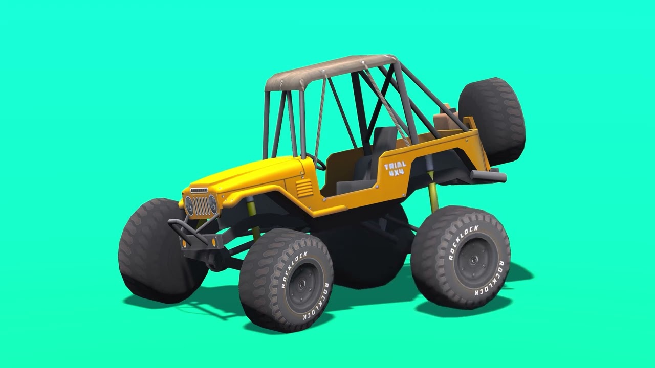 Adventure Vehicles Pack - Low Poly Cars