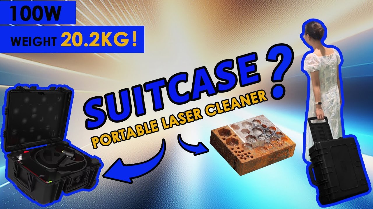 New portable laser cleaning machine 