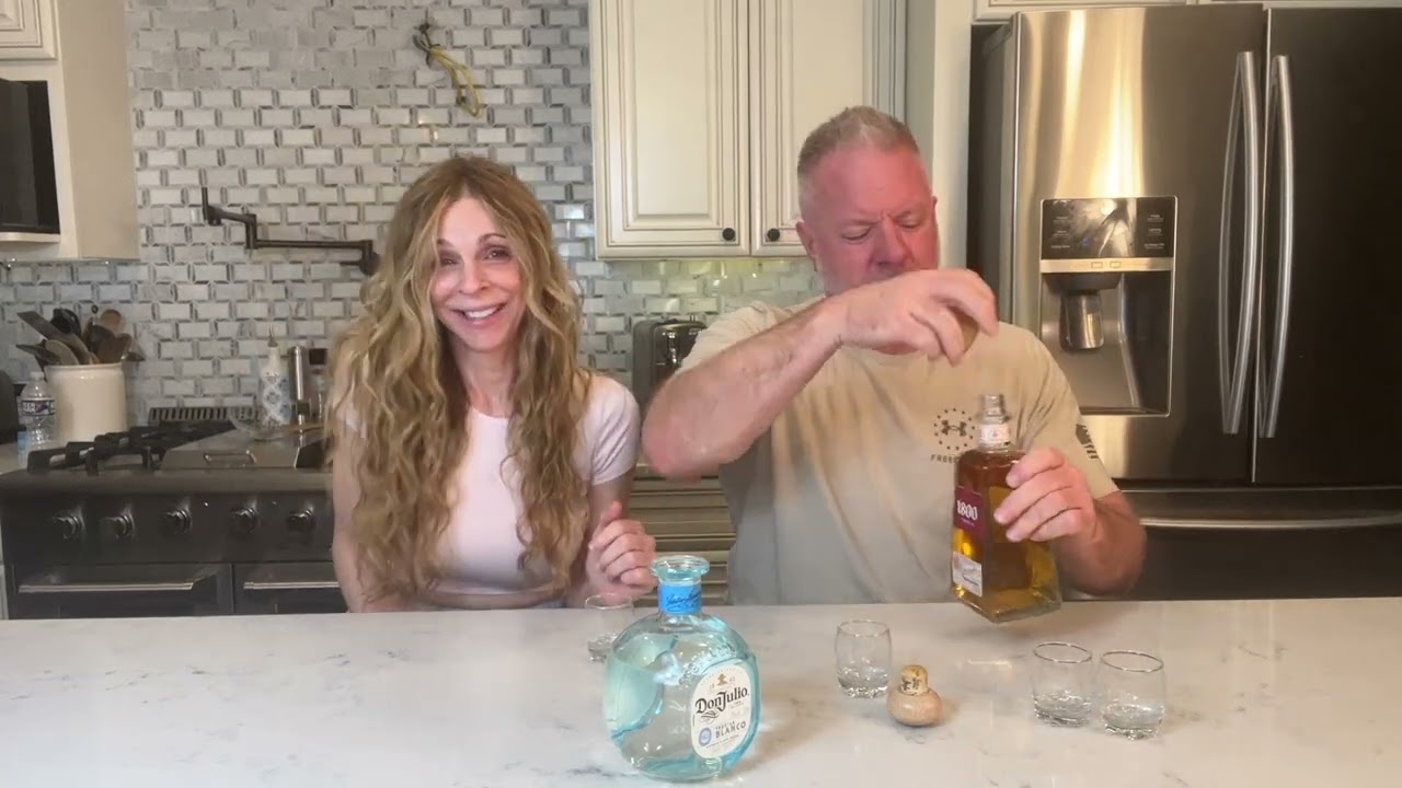 Tequila review Don Julio vrs 1800 Reposado and 1800 Blanco starring the camera lady..🔥