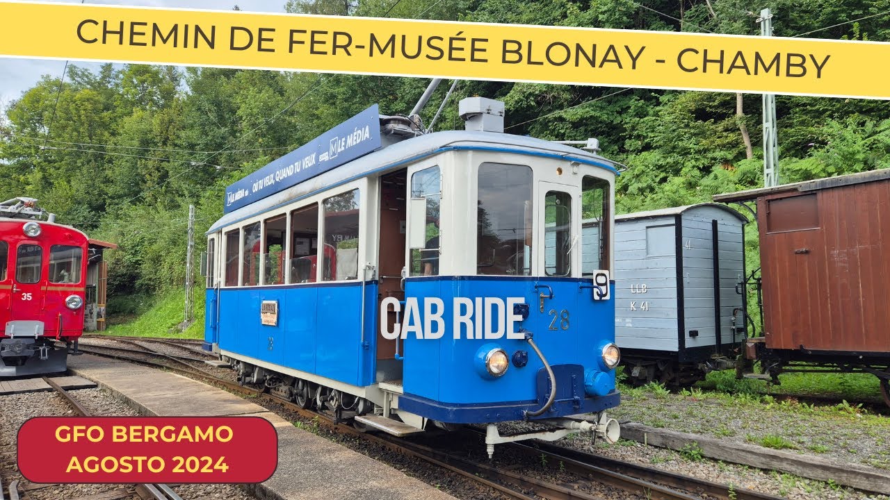 CAB RIDE ! Chemin de fer-musée Blonay - Chamby - Ferrovia scartamento ridotto - Narrow gauge