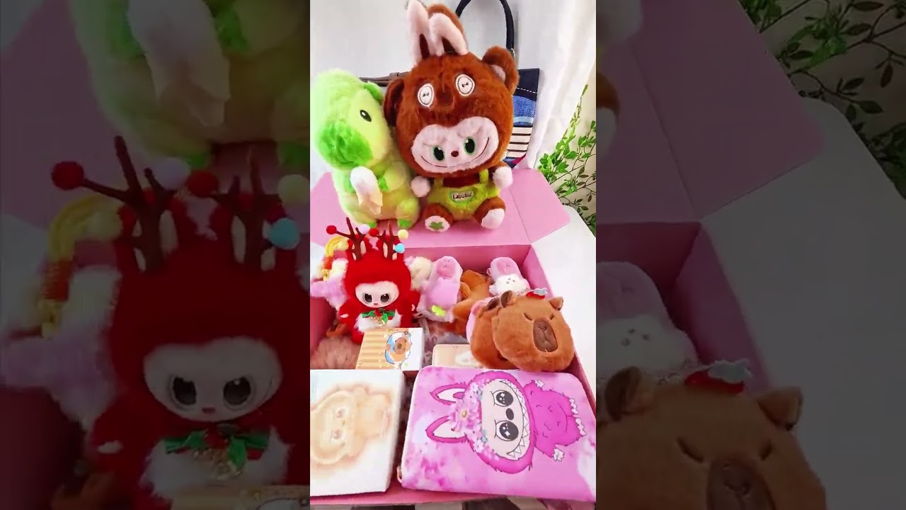 ASMR Packing 6 Scoops for Dinah! 📦 Labubu & Capybara Theme 🎀