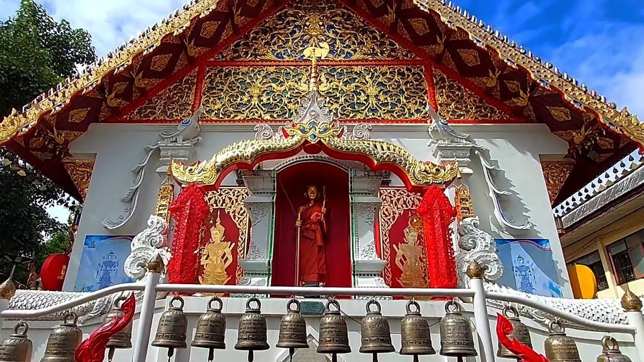 《3》泰国绚丽清迈之《 WAT UPAKHUT》 佛寺Beautiful Buddhist Temple in Chiang Mai, Thailand