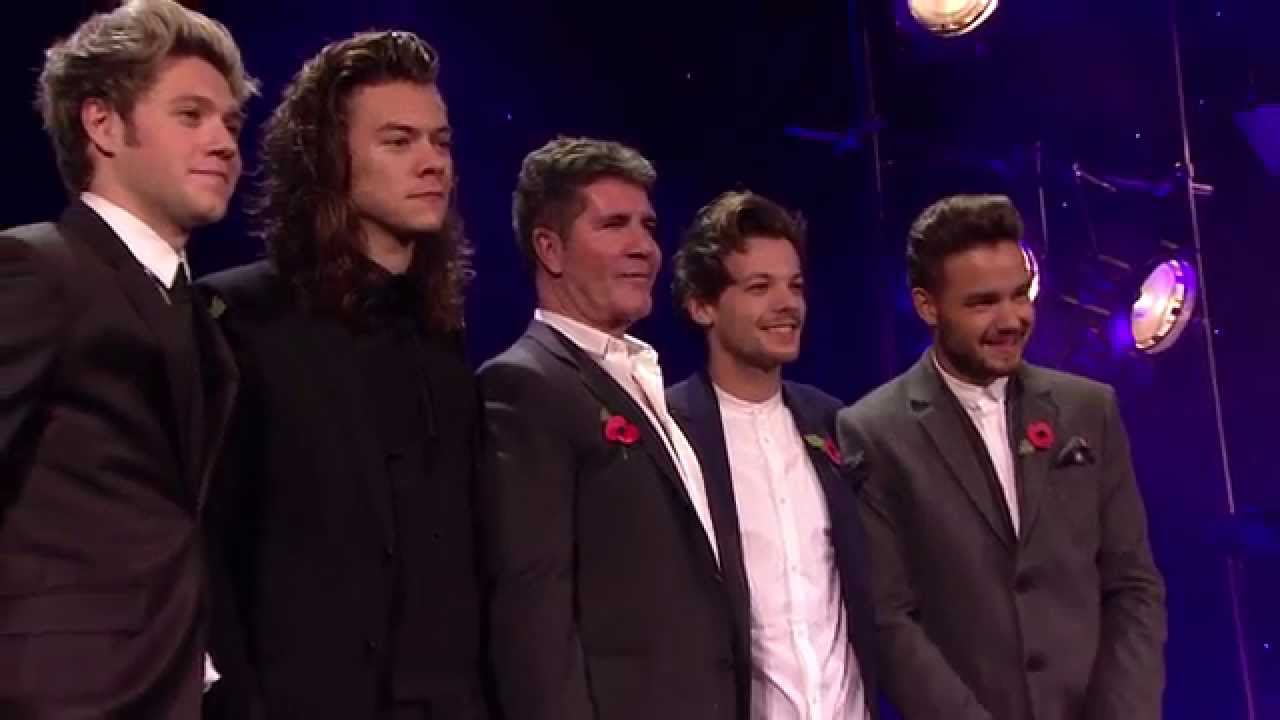 Simon Cowell's MITS Award | One Direction's Niall Horan, Liam Payne, Harry Styles & Louis Tomlinson