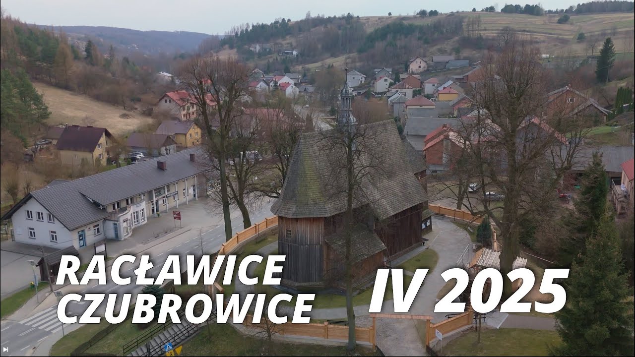 Racławice i Czubrowice z DRONA w 4K!