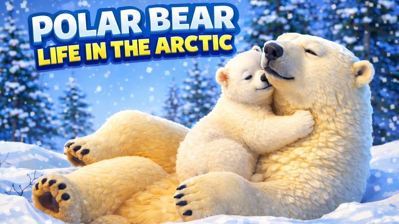 Hello Kids, My Name is Polar Bear 🐻‍❄️ | Documentary for Kids #educationalvideo #kidslearning 