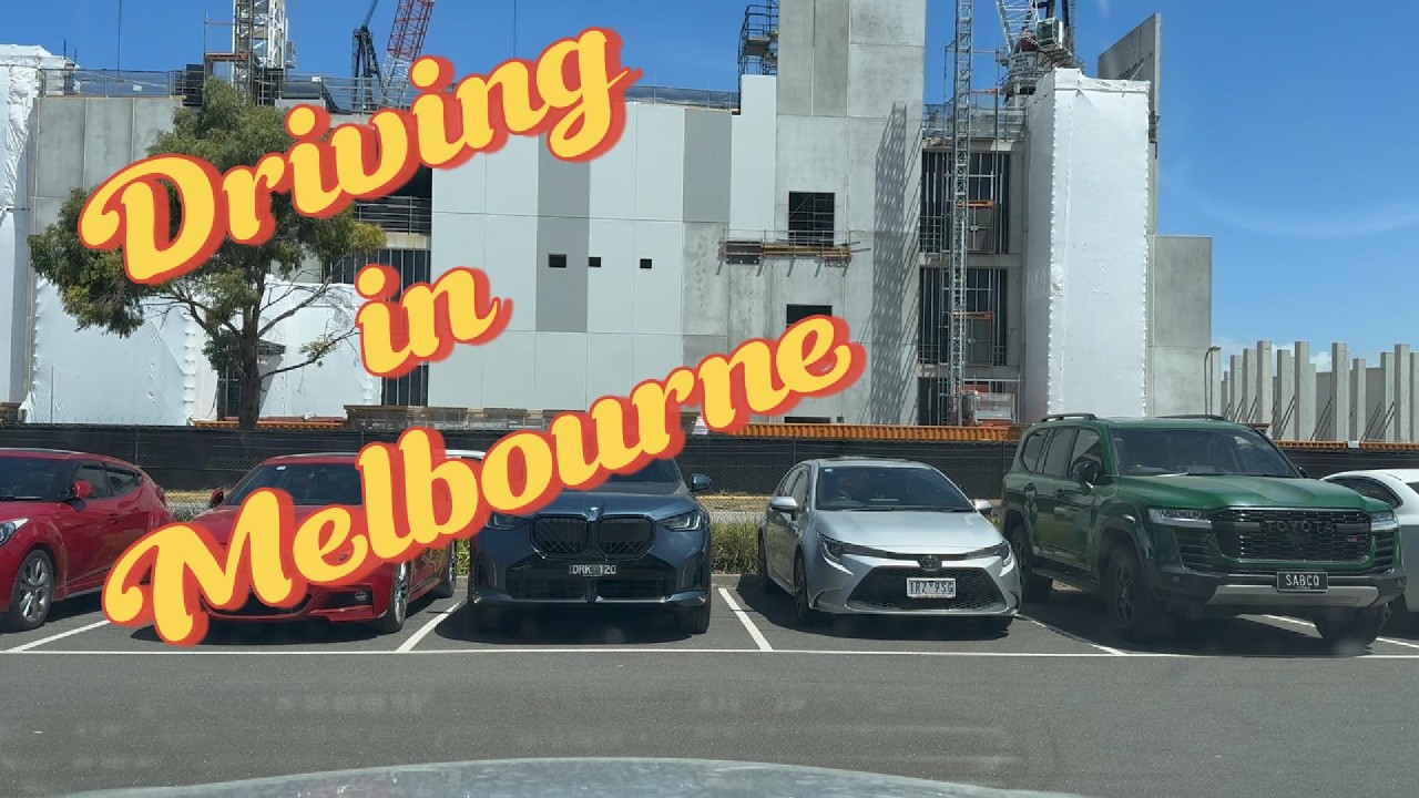 Driving in Melbourne - Heavy Traffic on the Way Home Sweet Home
