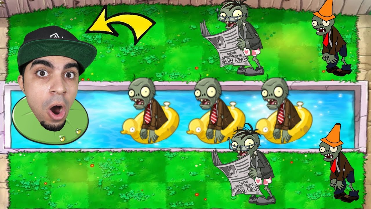 النباتات ضد الزومبي : حرب المسبح Plants vs Zombies !! 🌱🧟‍♂️