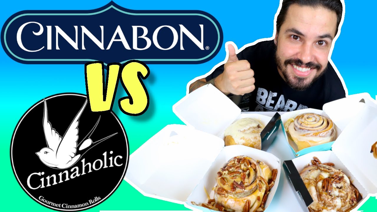 Cinnamon Roll Rumble | Cinnabon vs Cinnaholic