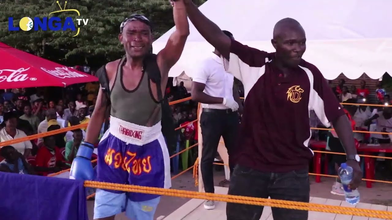 TEGETA BOXING :BAMBO VS MTANGA TAZAMA VITUKO VYAO MTANGA AKIMBIA ULINGONI