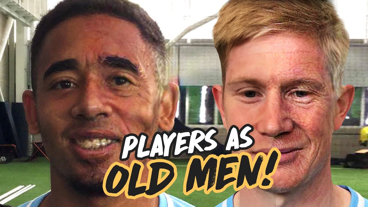 MAN CITY FACE APP CHALLENGE! Gabriel Jesus As An Old Man!