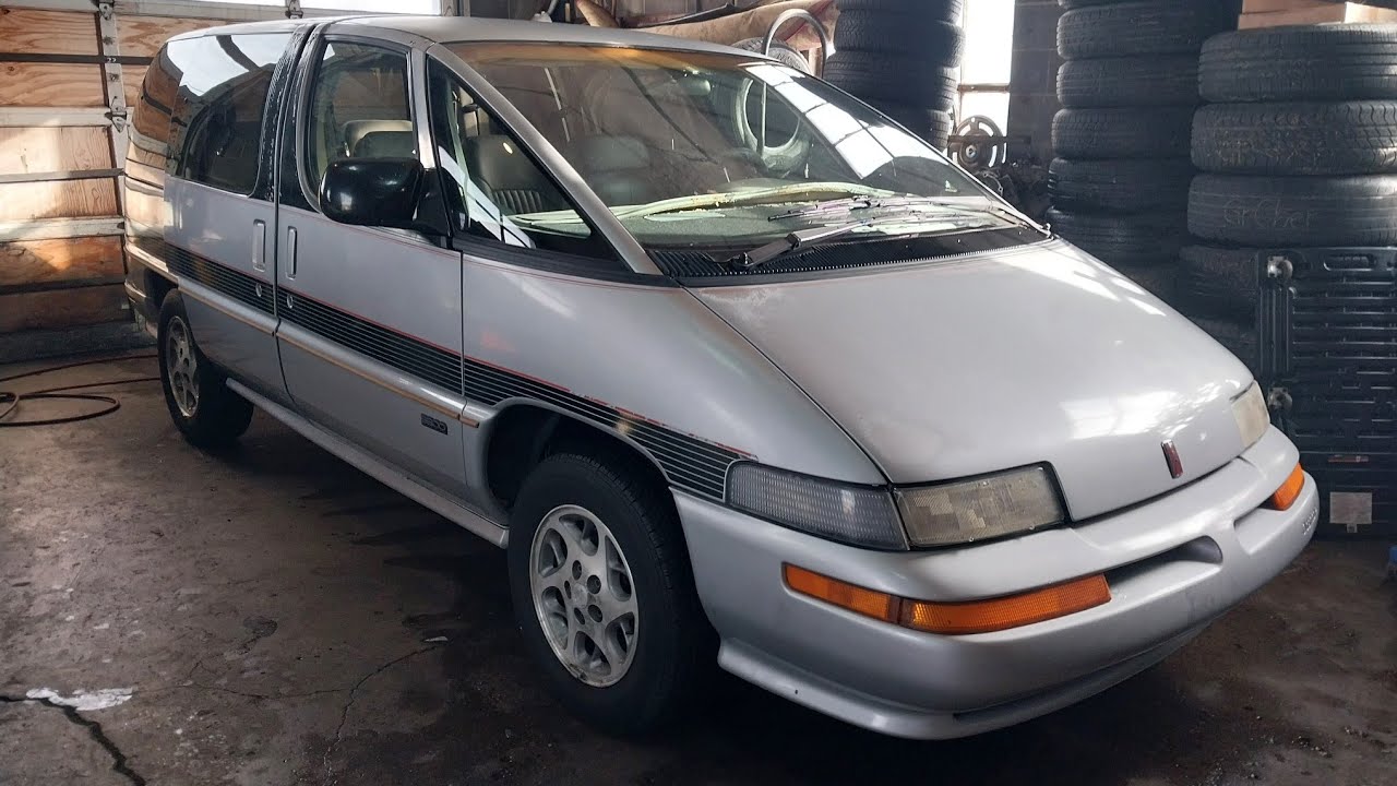 1993 Oldsmobile Silhouette minivan (quick tour and startup)