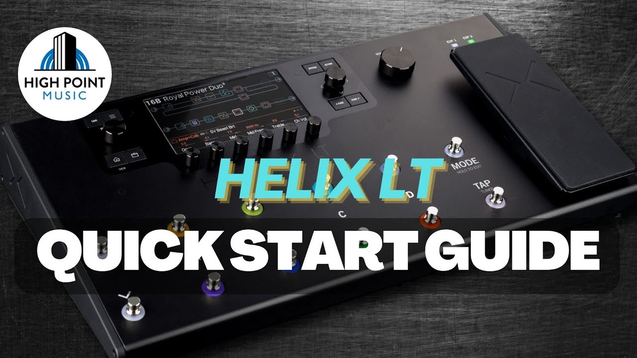 Line 6 Helix Start Up Tips