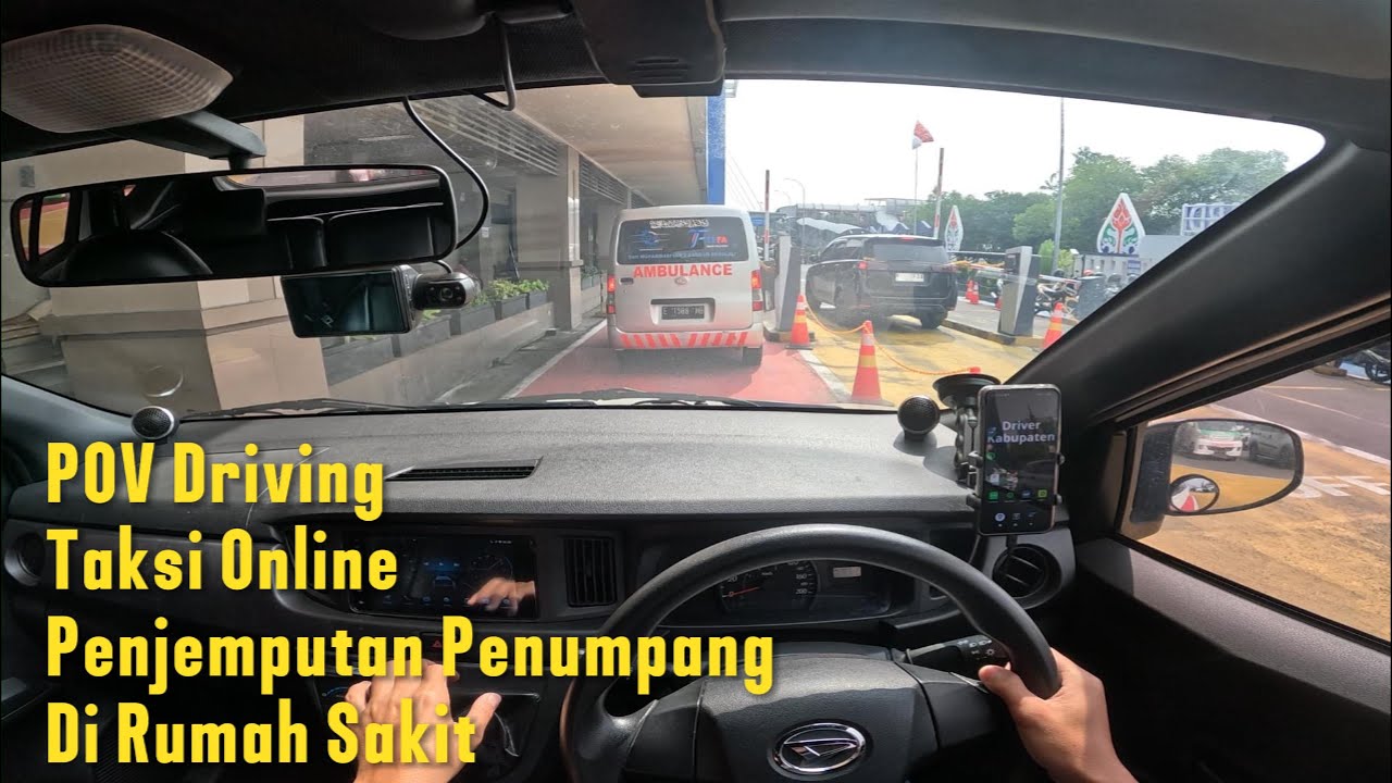 POV Driving Taxi Online Sigra Tipe D 1.0 | Penjemputan Penumpang Di Rumah Sakit
