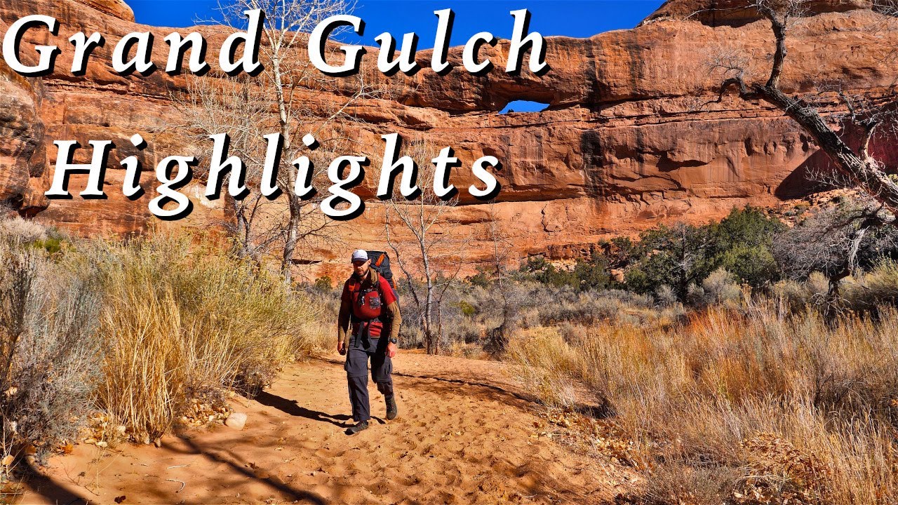 Grand Gulch Backpacking Highlights: Kane Gulch to Bullet Canyon Utah November 2020