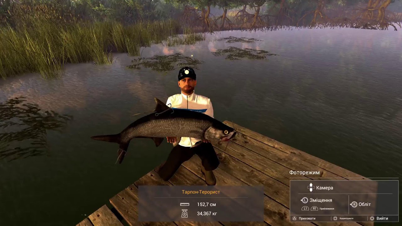 FISHING PLANET PS5🎮🇺🇦 Еверглейдс Тарпон Терорист👌 Риба Монстр👻