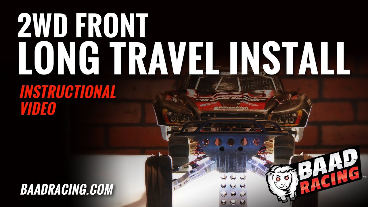 2WD Front LongTravel Kit - Full Install - Instruction
