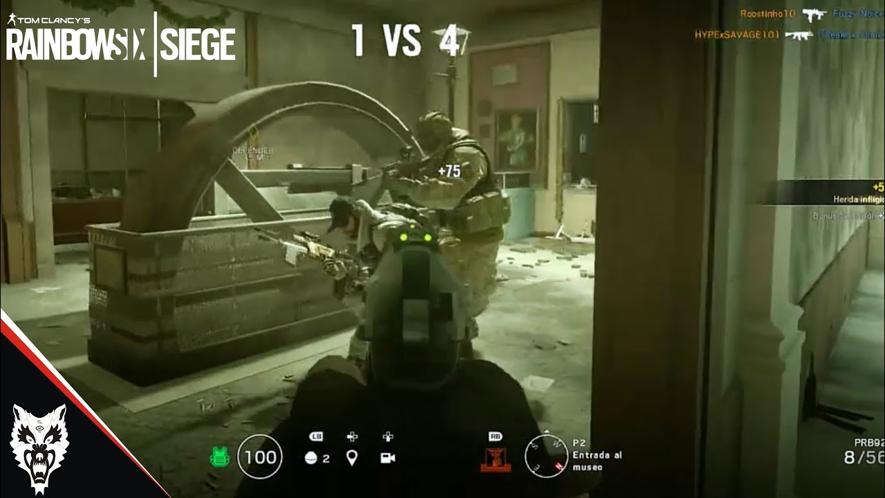 INCREÍBLE FLANQUEO CON CAVEIRA!! RAINBOW SIX SIEGE.