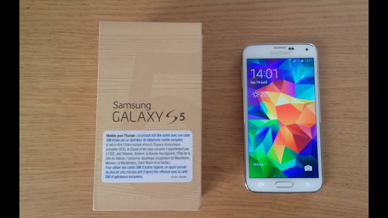 SAMSUNG GALAXY S5 - Déballage et prise en main