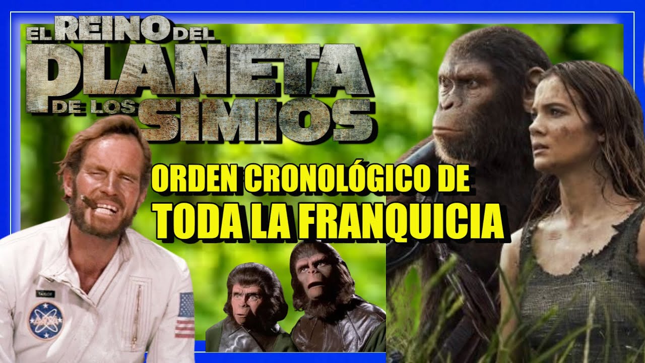 El Planeta de los Simios 🟢 GUÍA y CRONOLOGÍA completa de toda la franquicia y SAGAS