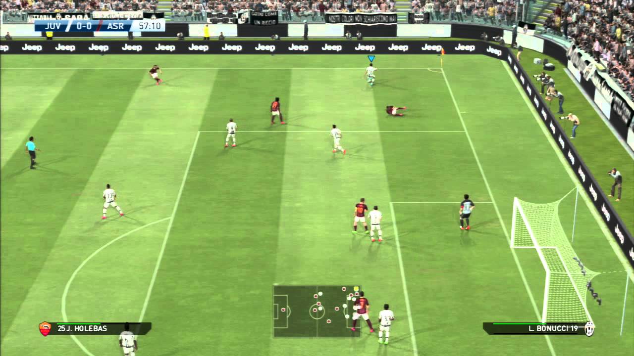 PES 2016 - Gameplay Demo Juventus vs Roma 0-1 Super Star PS3 HD
